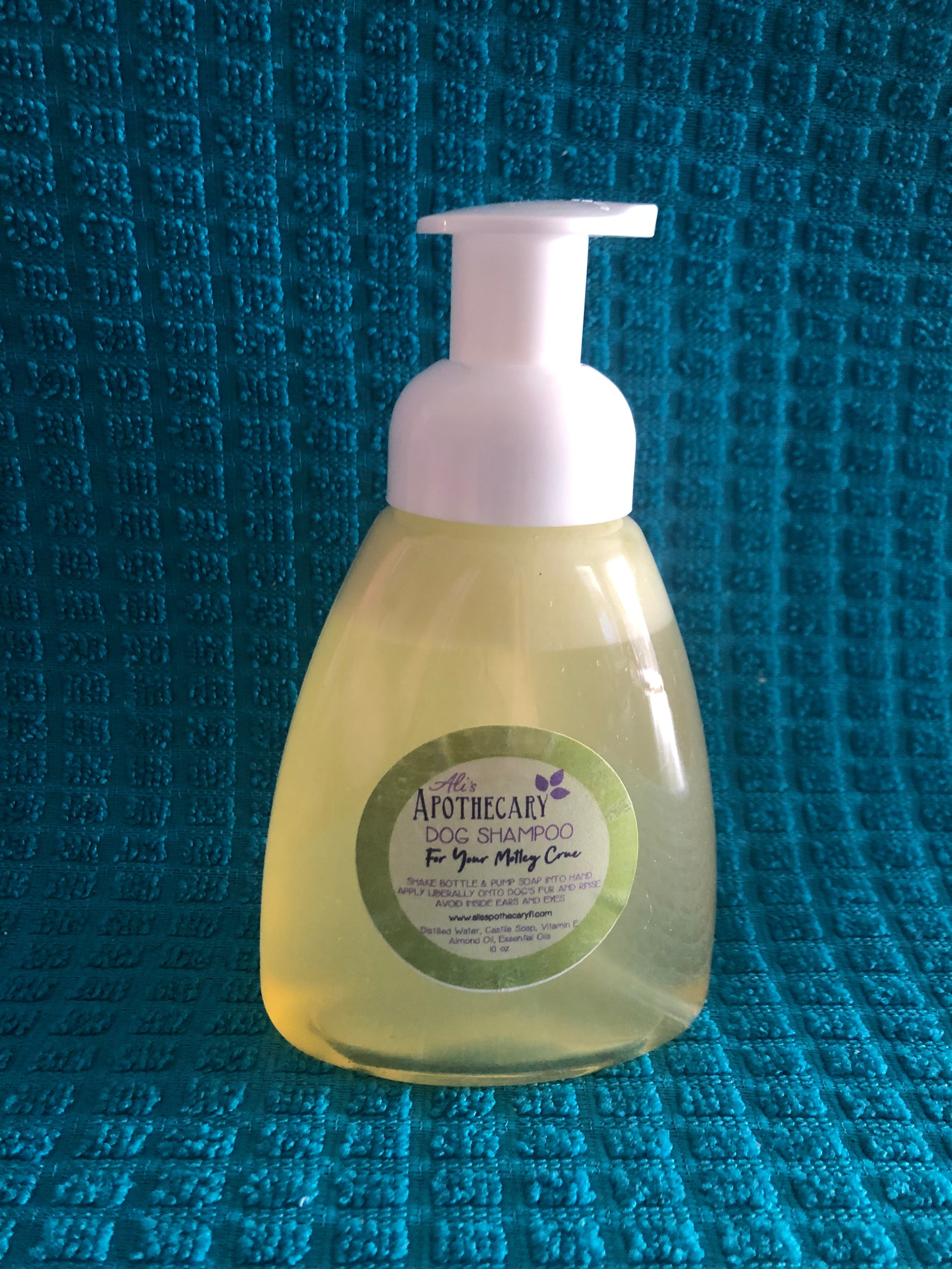 Dog shampoo outlet castile soap